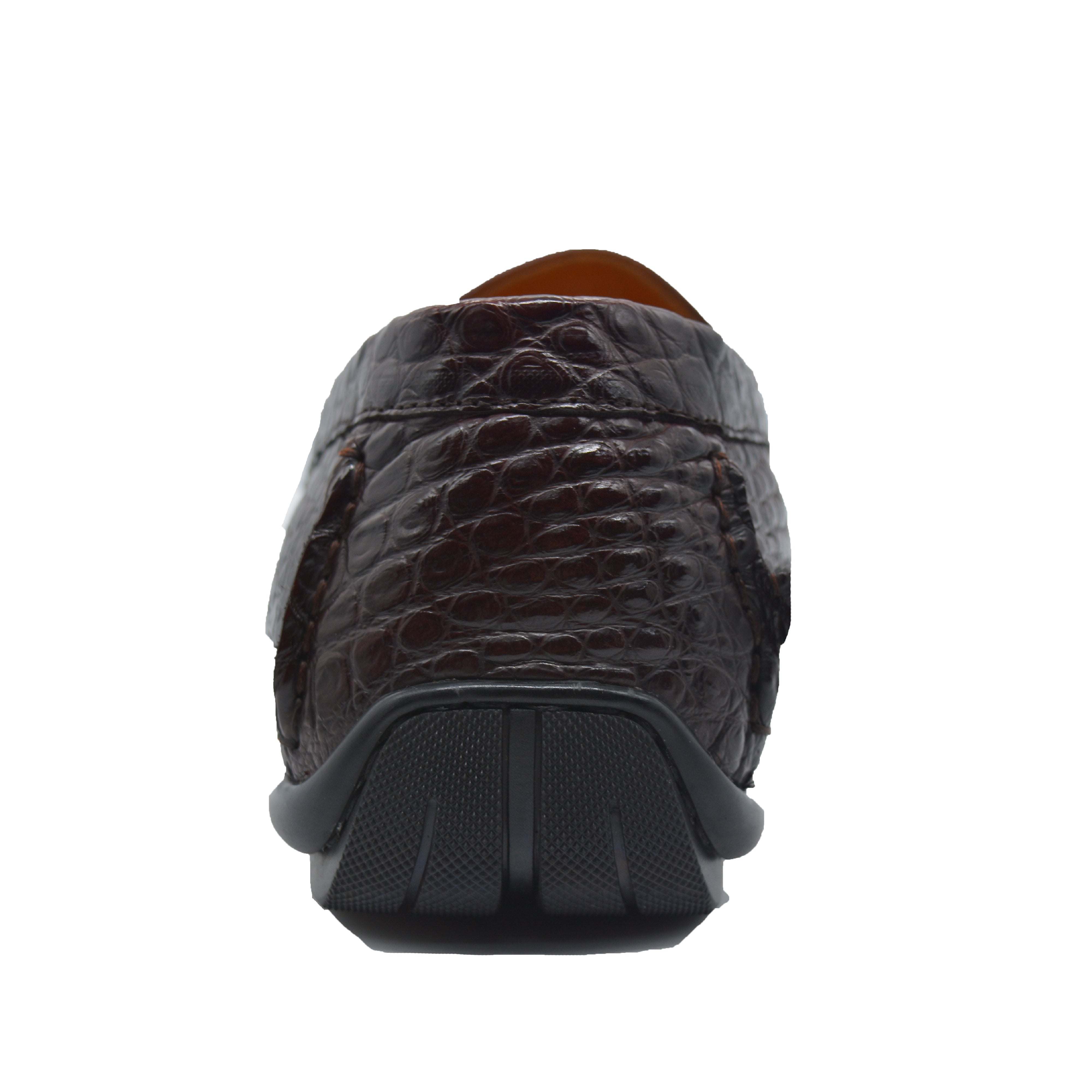 Men's Brown Slip-on Shoes Genuine Leather Slip-on Casual Fashion Leather Shoes