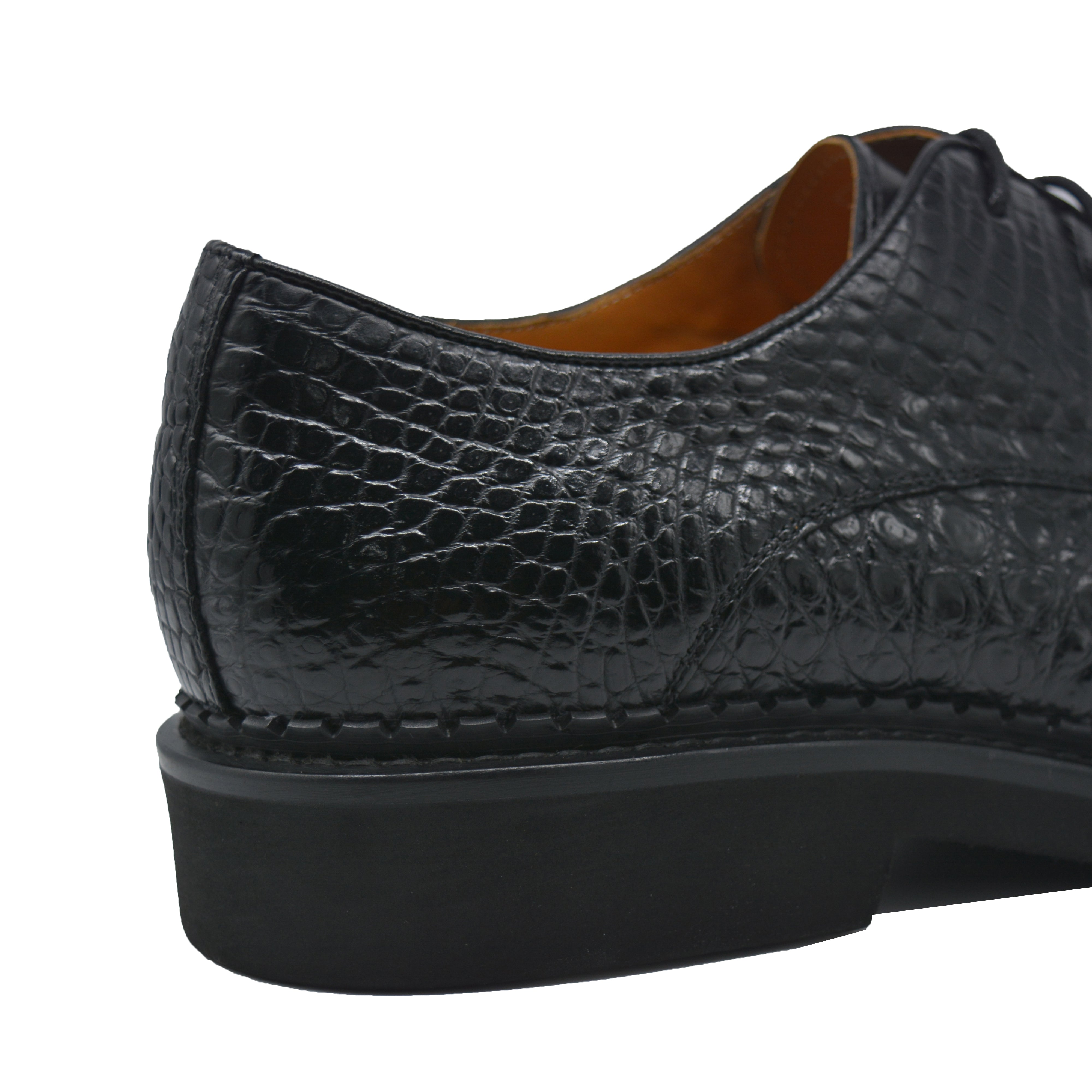 Mens Black Alligator Shoes | Men's Luxury Best Italian Leather Shoes | Exotic Mens Shoes