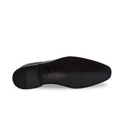 Men's black alligator shoes | classic alligator oxfords