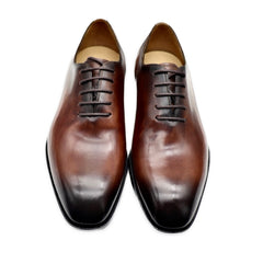 Men's brown classic cowhide oxford