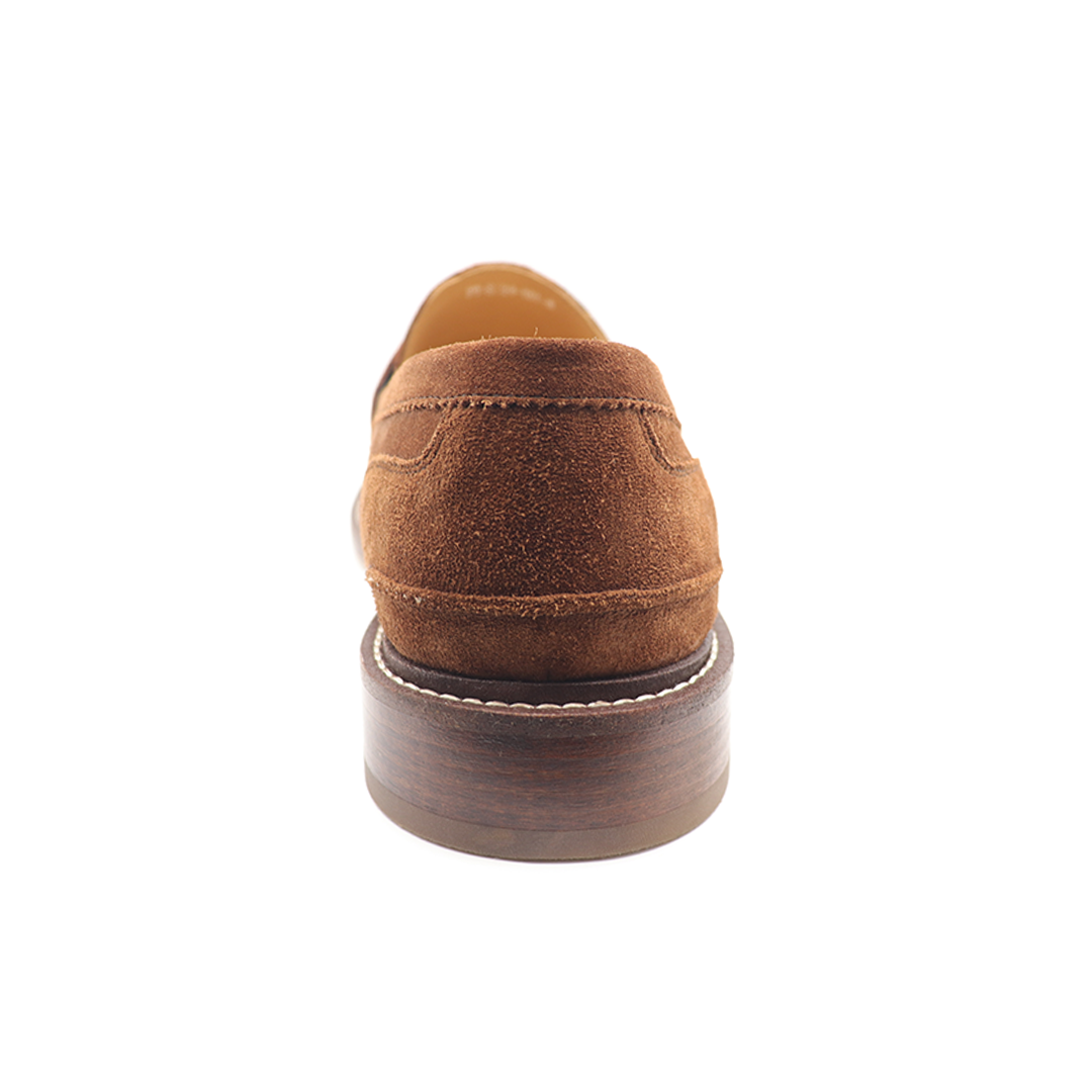 Men's Brown Suede Leather Casual Penny Loafer