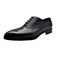 Black men's patchwork classic Oxford