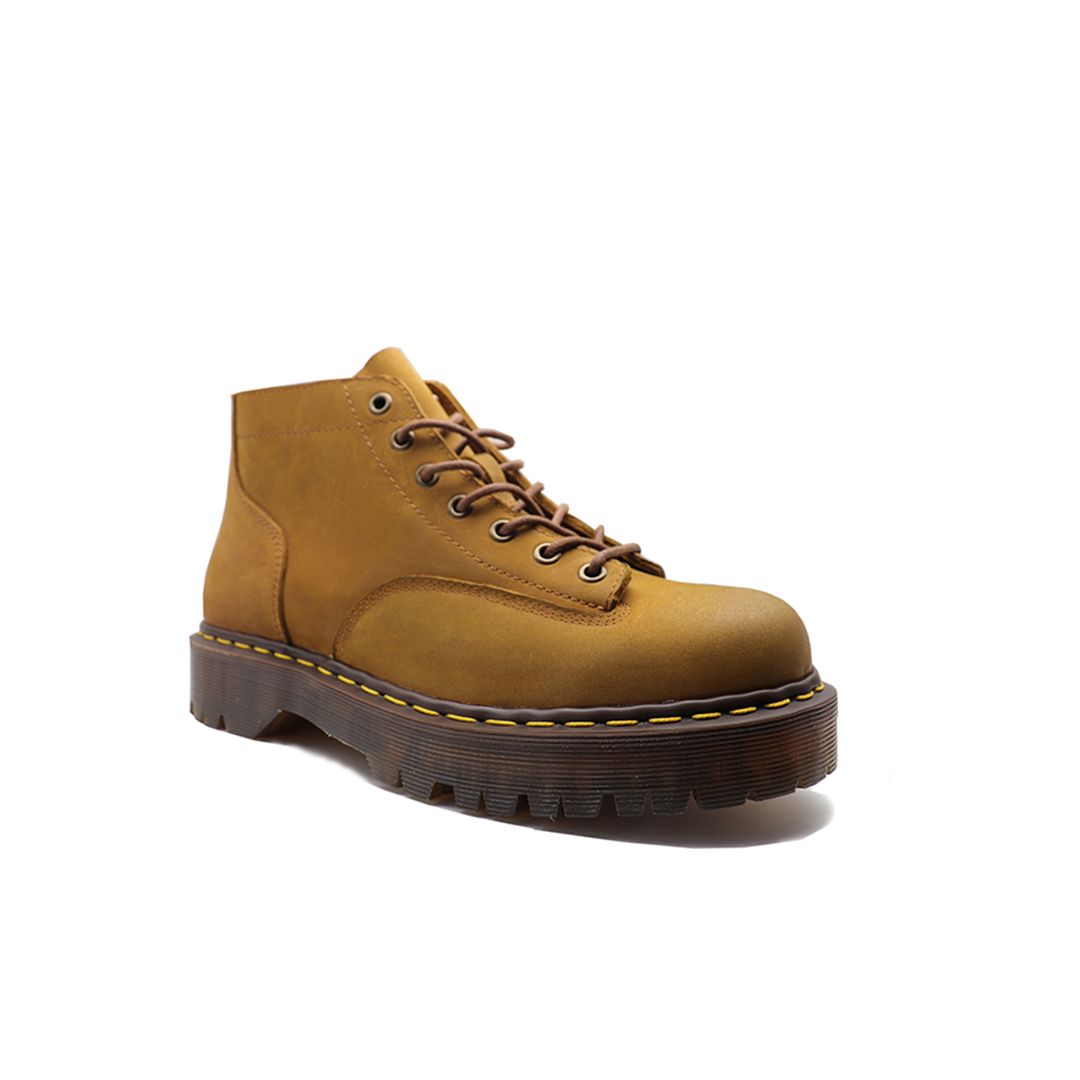 Men's Joyce Earthy Yellow Crazy Horse matte Goodyear Welt Low Top Boots