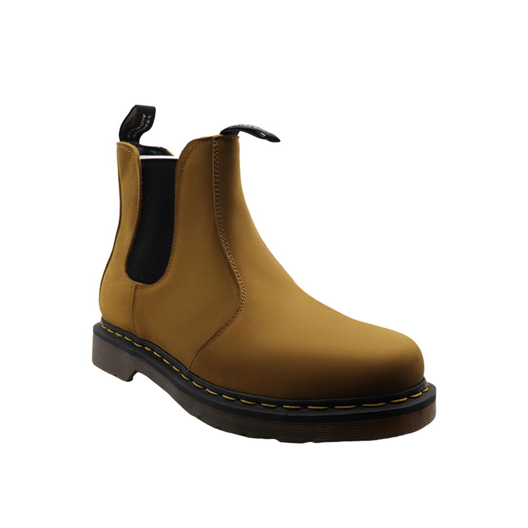 Men's Jared Earthy matte Yellow Crazy Horse Goodyear Welt Ankle Boots
