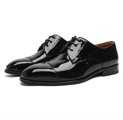 Mens Black Lace Up Shoes | Mens Black Oxford Dress Shoes