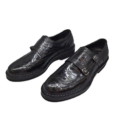 Black Men's Fold-Down Penny Loafers