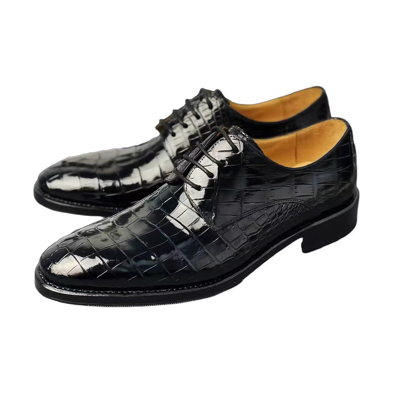 DESIGNER SHOES MEN'S GENUINE HORNBACK