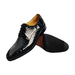 DESIGNER SHOES MEN'S GENUINE HORNBACK