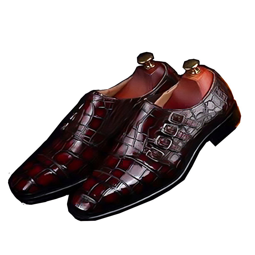 The Men's Multi Monk Embossed Dress Shoes
