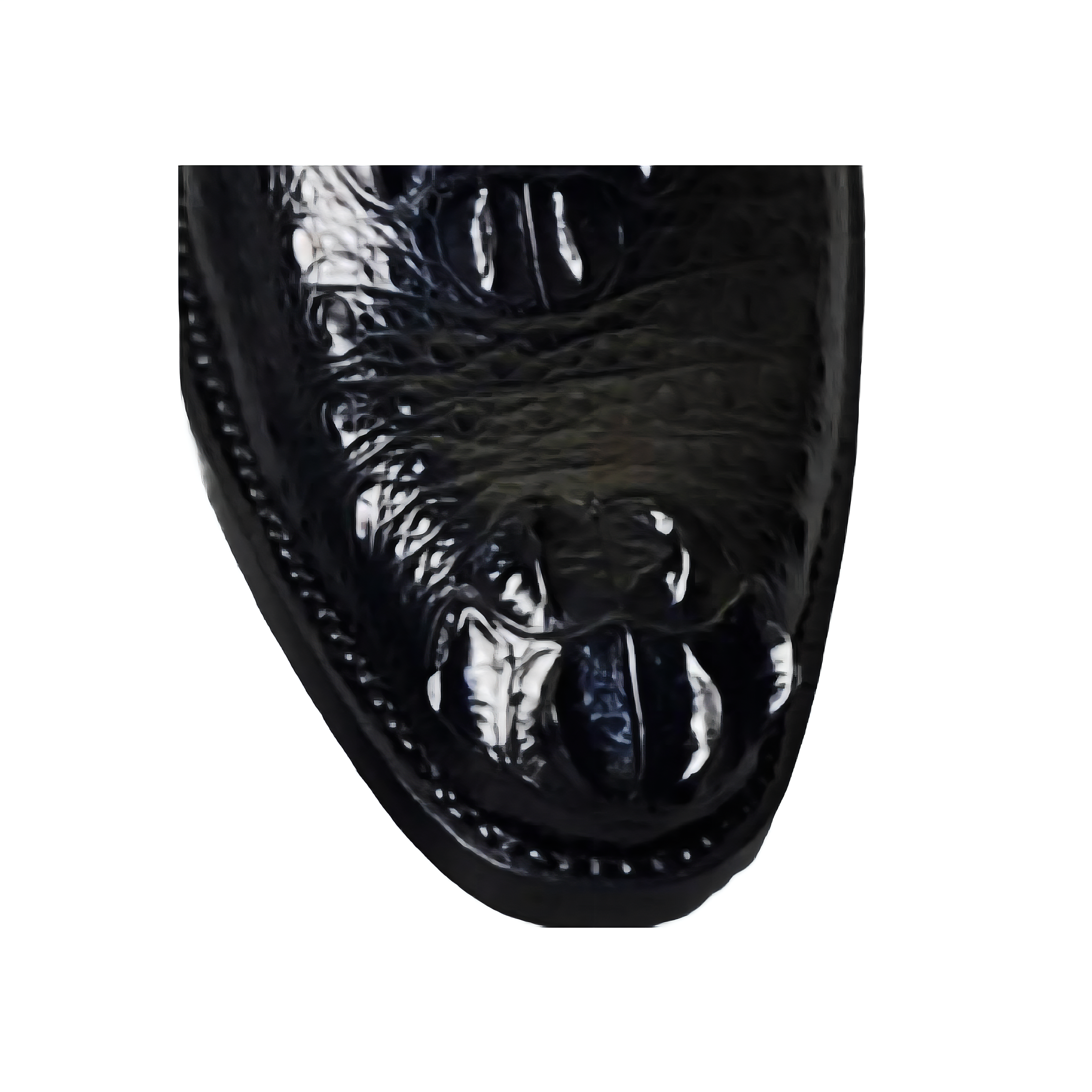 Mens Luxury Black Alligator slip Shoes