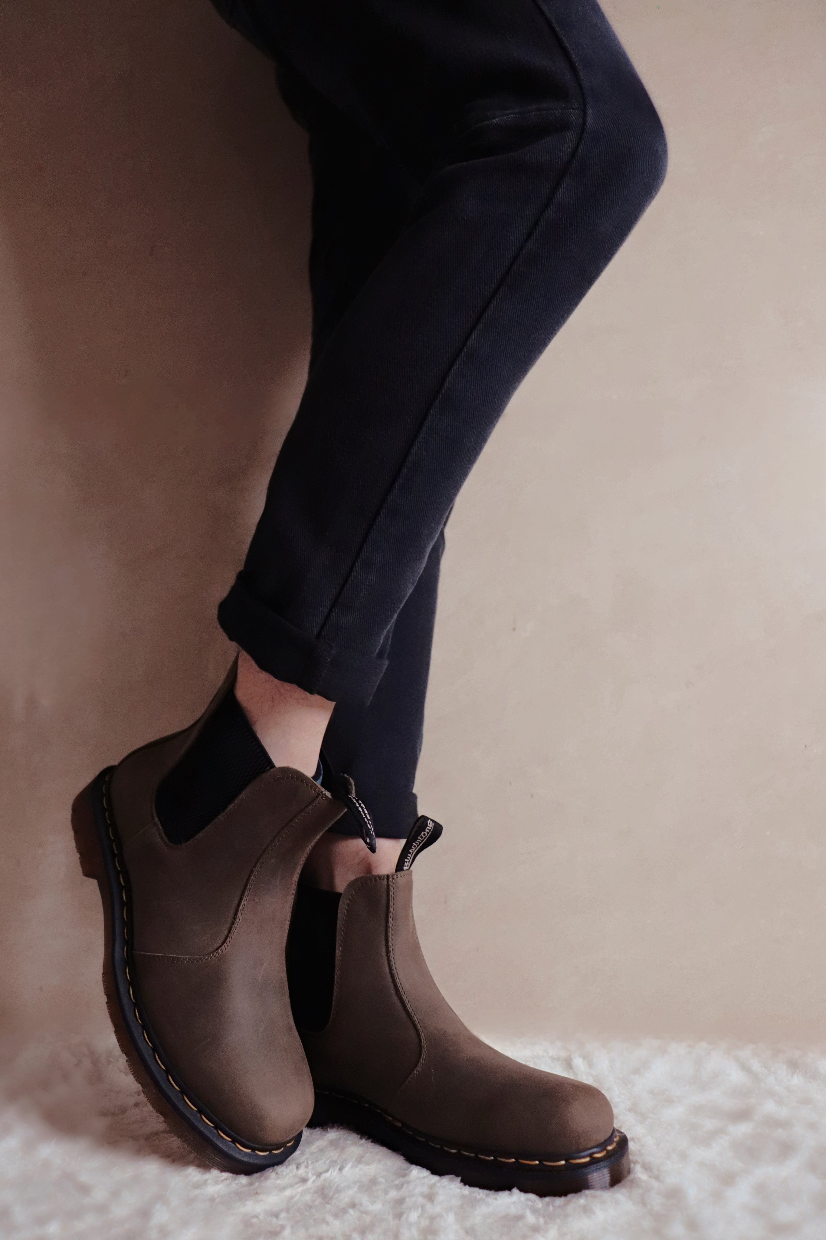 Men's Jared Khaki matte Crazy Horse Goodyear Welt Ankle Boots