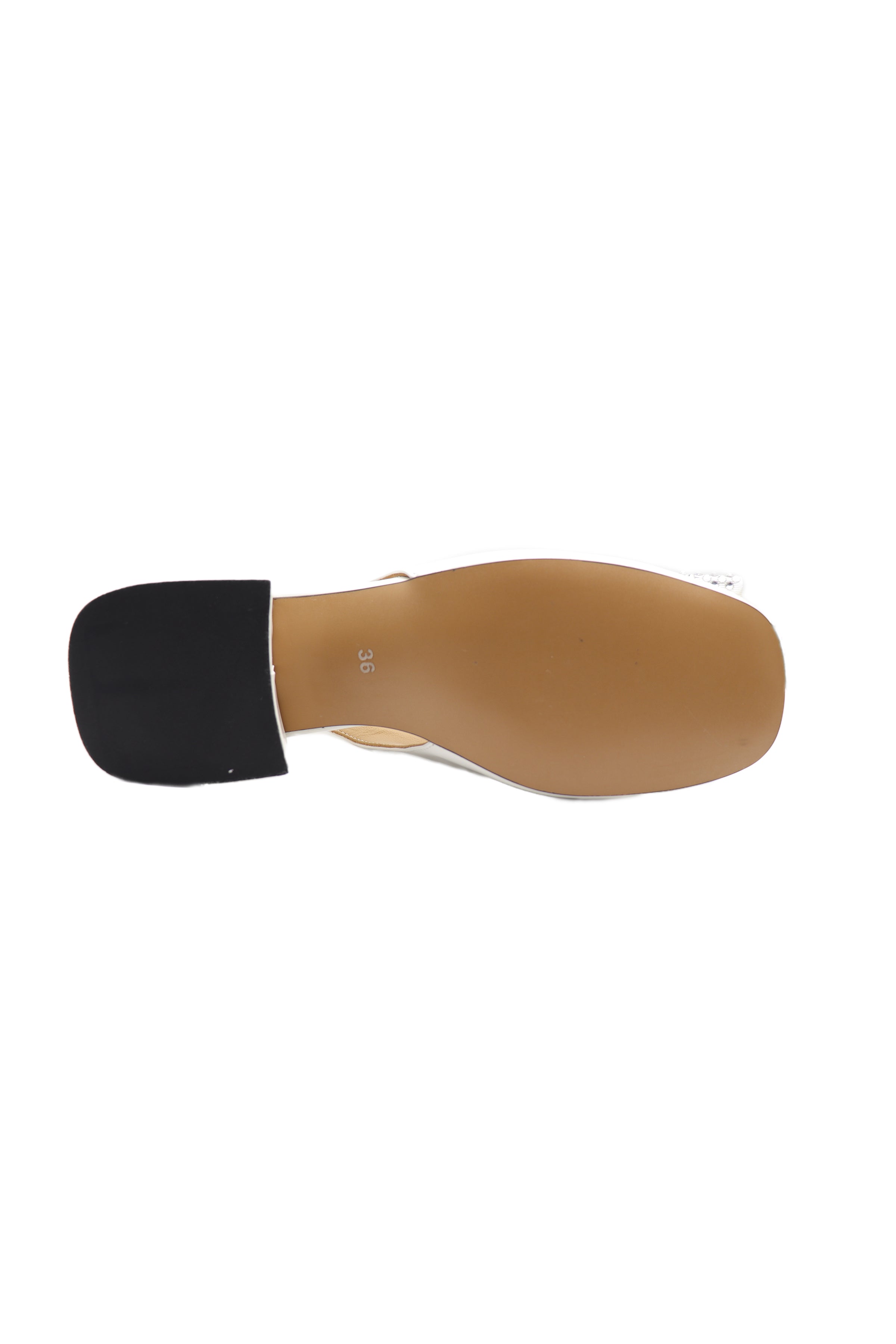 white genuine patent leather Square Toe Mary Jane Shoes