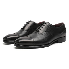 Mens Black Lace Up Shoes | Mens Black Oxford Dress Shoes