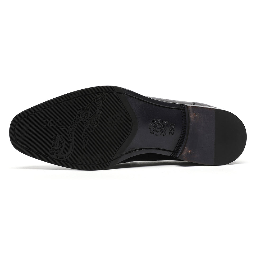Men's Black Calfskin Classic Bit Loafer