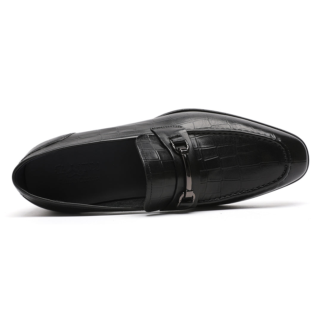 Men's Black Calfskin Classic Bit Loafer