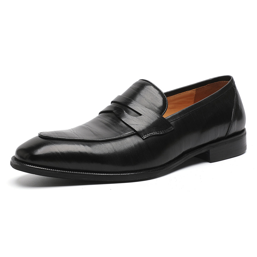 MEN'S SHOES BLACK EXOTIC CROCODILE