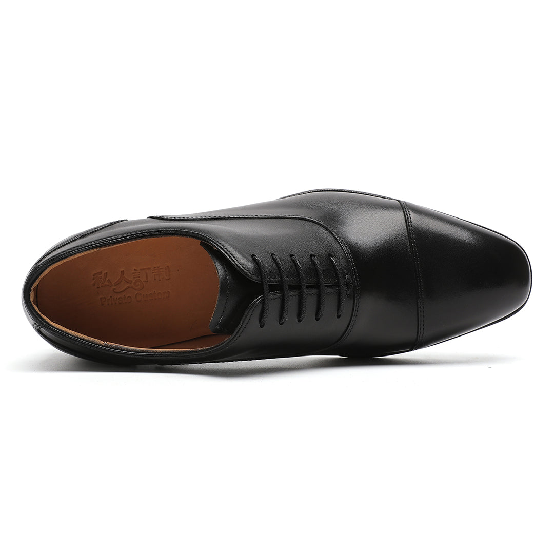 Oxford Dress Shoe Work Casual Leather Genuine Shoes for Men Business Brown Black Driving Fashion Men's Formal Mens Walking Boat Comfort Cowhide Male Office Man Luxury