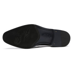 Men's Black Shiny Patent Leather Formal Bit Loafer