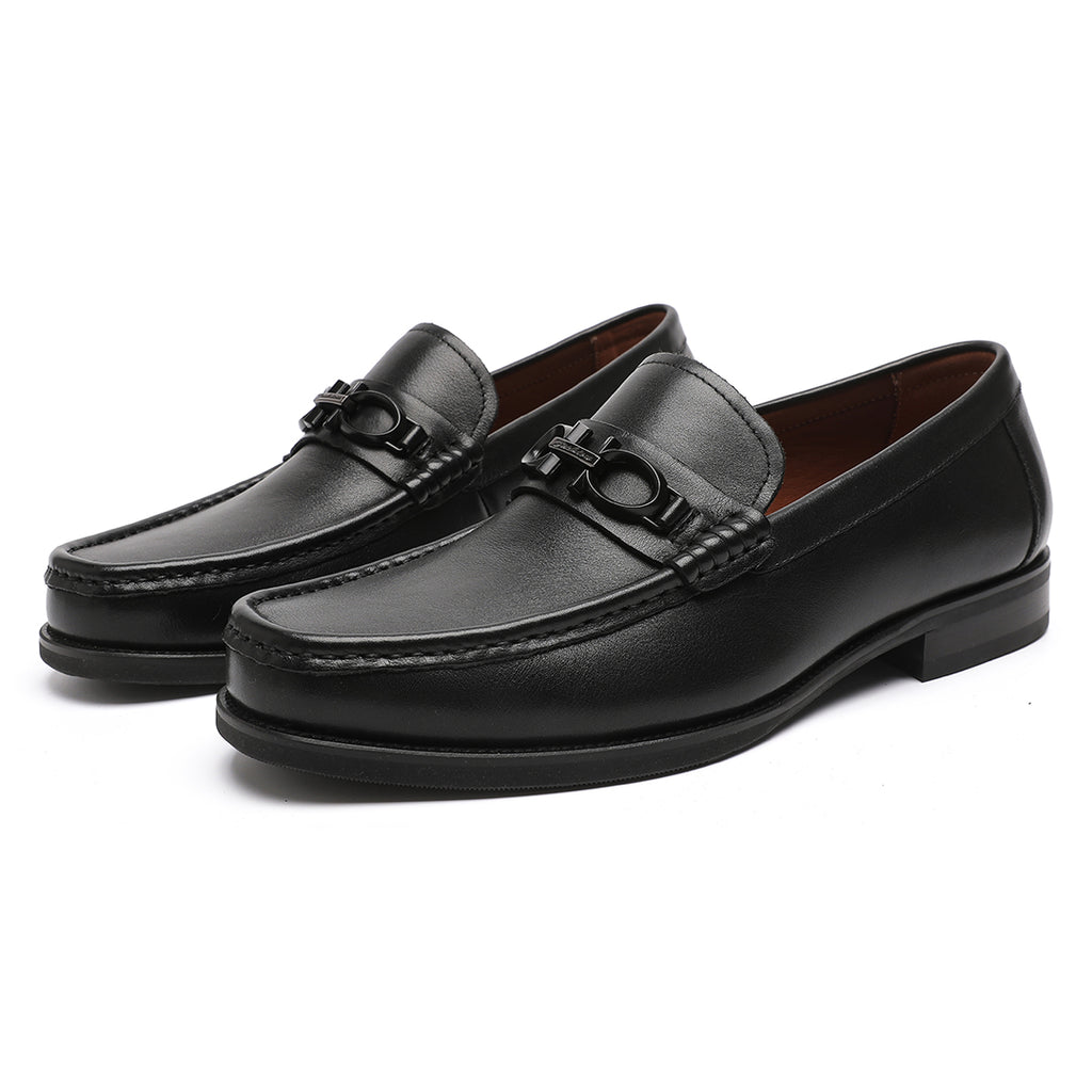 Boleone Black Leather Men\'s Loafers ? NWOT  13m LENNOX | Men main image 3