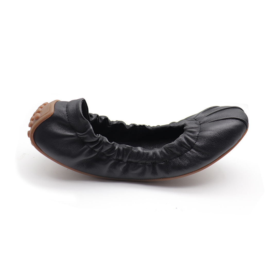 black minimalistic Flat Commuter Shoes for Women