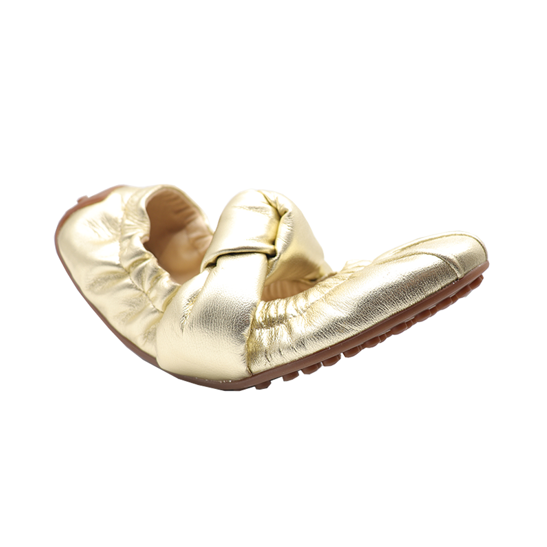 golden band Flat Commuter Shoes for Women