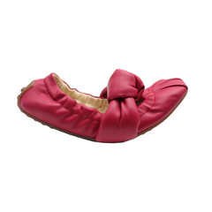 Rose red band Flat Commuter Shoes