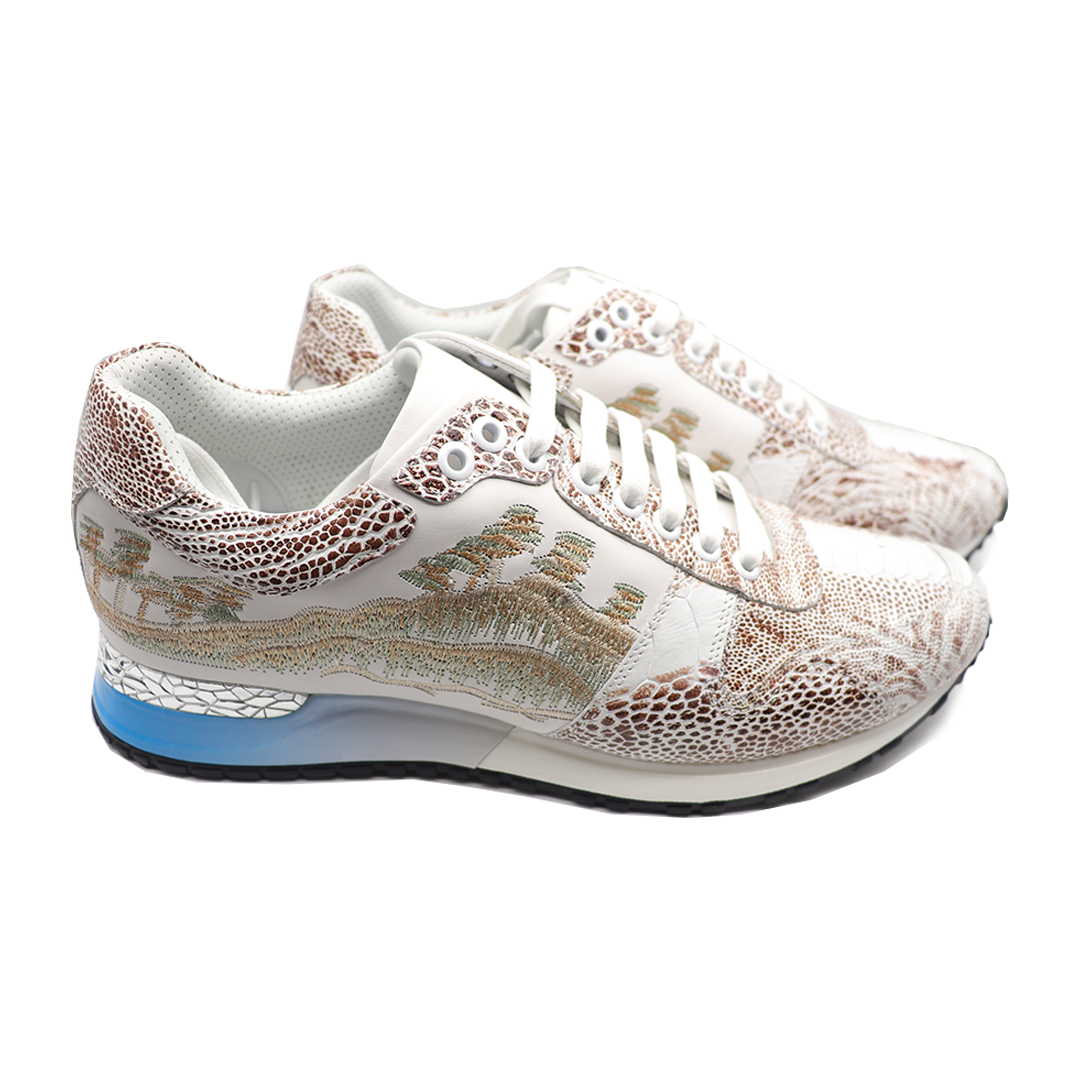 Crocodile online white shoes