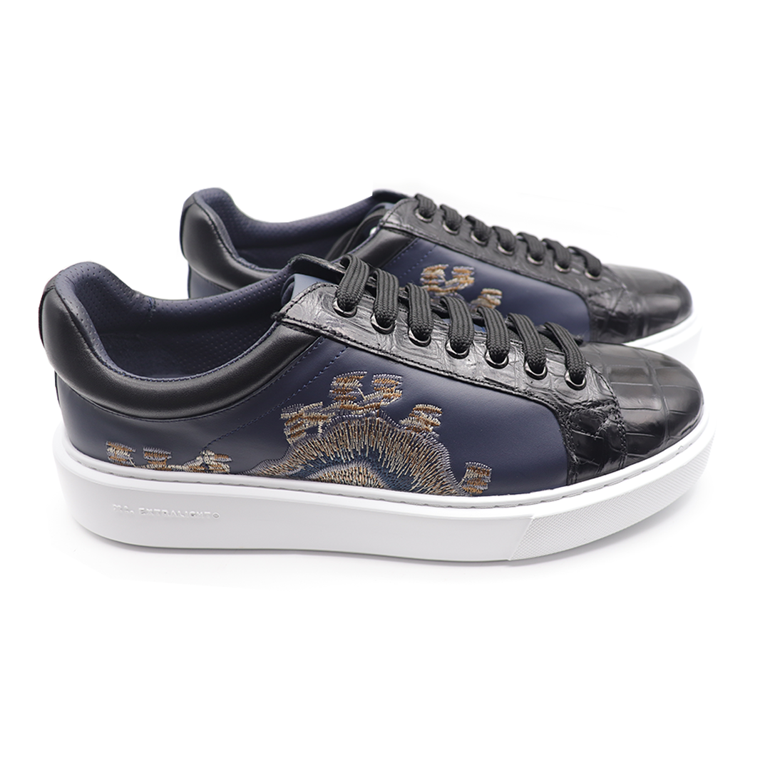 Mens crocodile sneakers sales