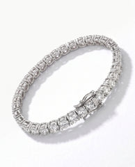 ROUND D-E VVS 5.2/11.1 tcw Lab Grown Diamond Tennis Bracelet in 14K White Gold