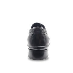Men's business classic black calfskin Embryo Color Change  leather shoes