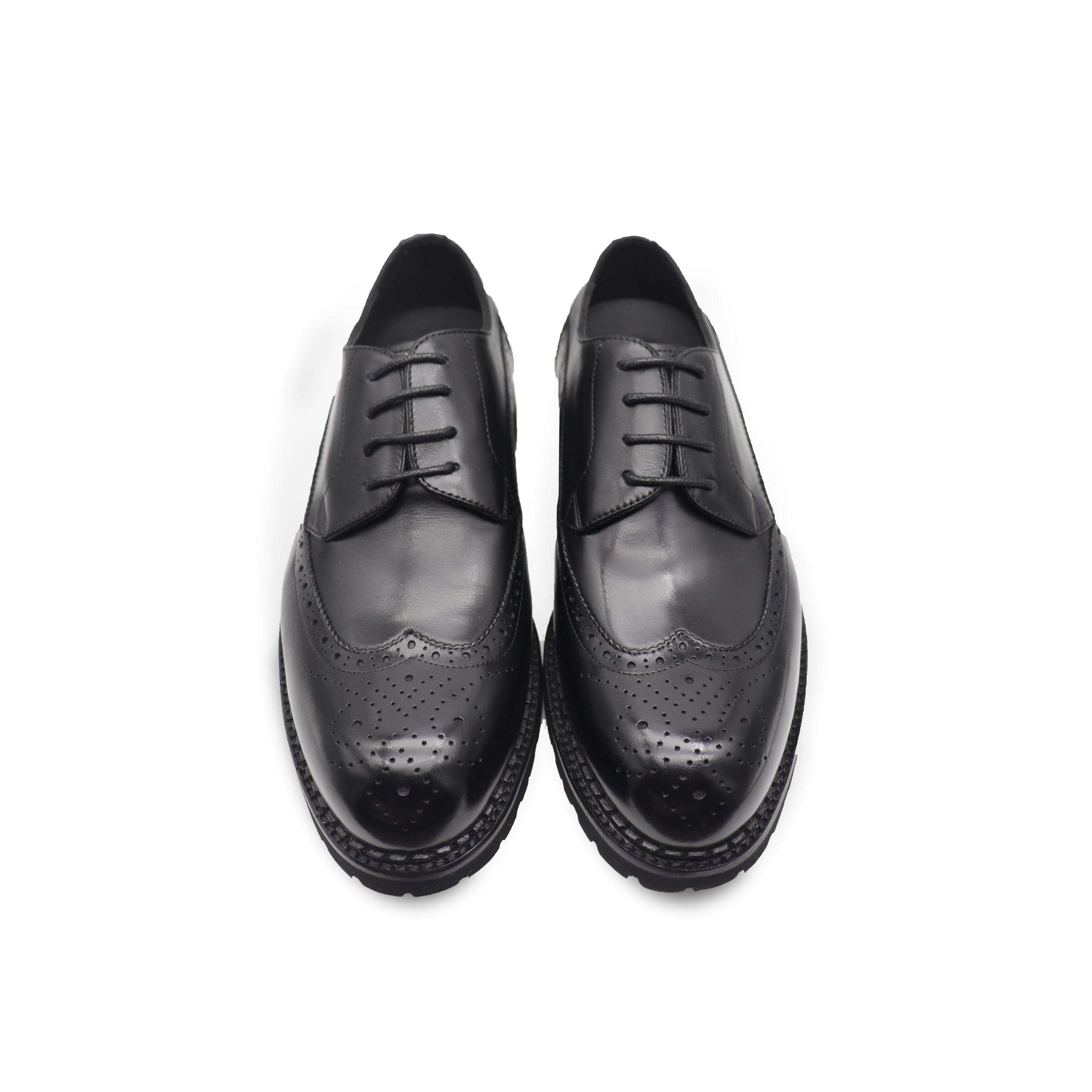 Men's High-End Business Classic Black Calfskin Leather Shoes 11.5 US Men's High-End Business Classic Black Calfskin Leather Shoes 11.5 US