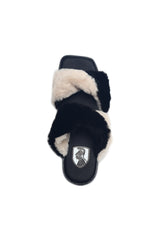 Twisted Faux Fur Slippers - VHNY 