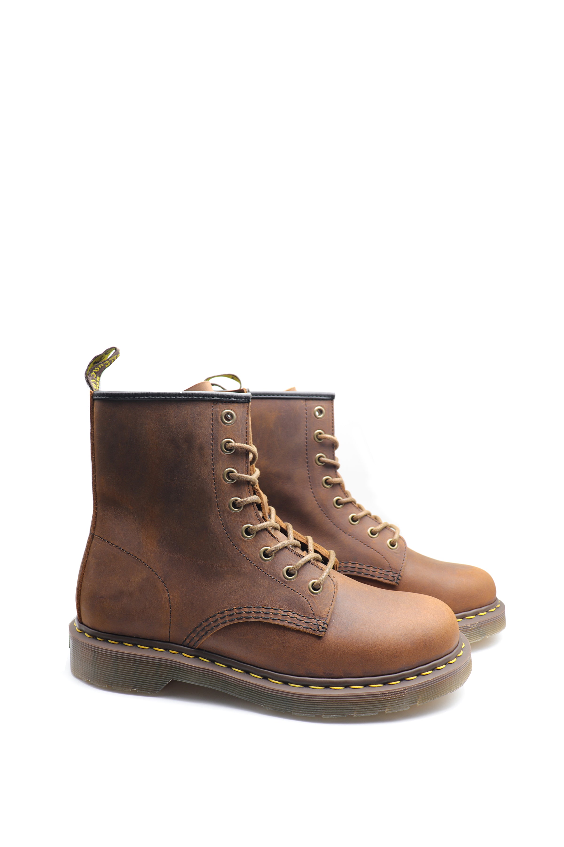 Men's Eden Brown Full-grain Leather Goodyear Welt Boots