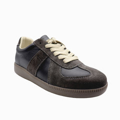 Sleek and Versatile: Men's Black Cowhide Leather Casual Shoes for Everyday Wear
