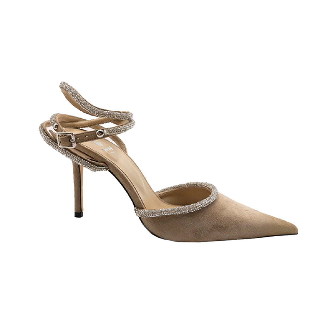 Taupe high heel shoes Clearance