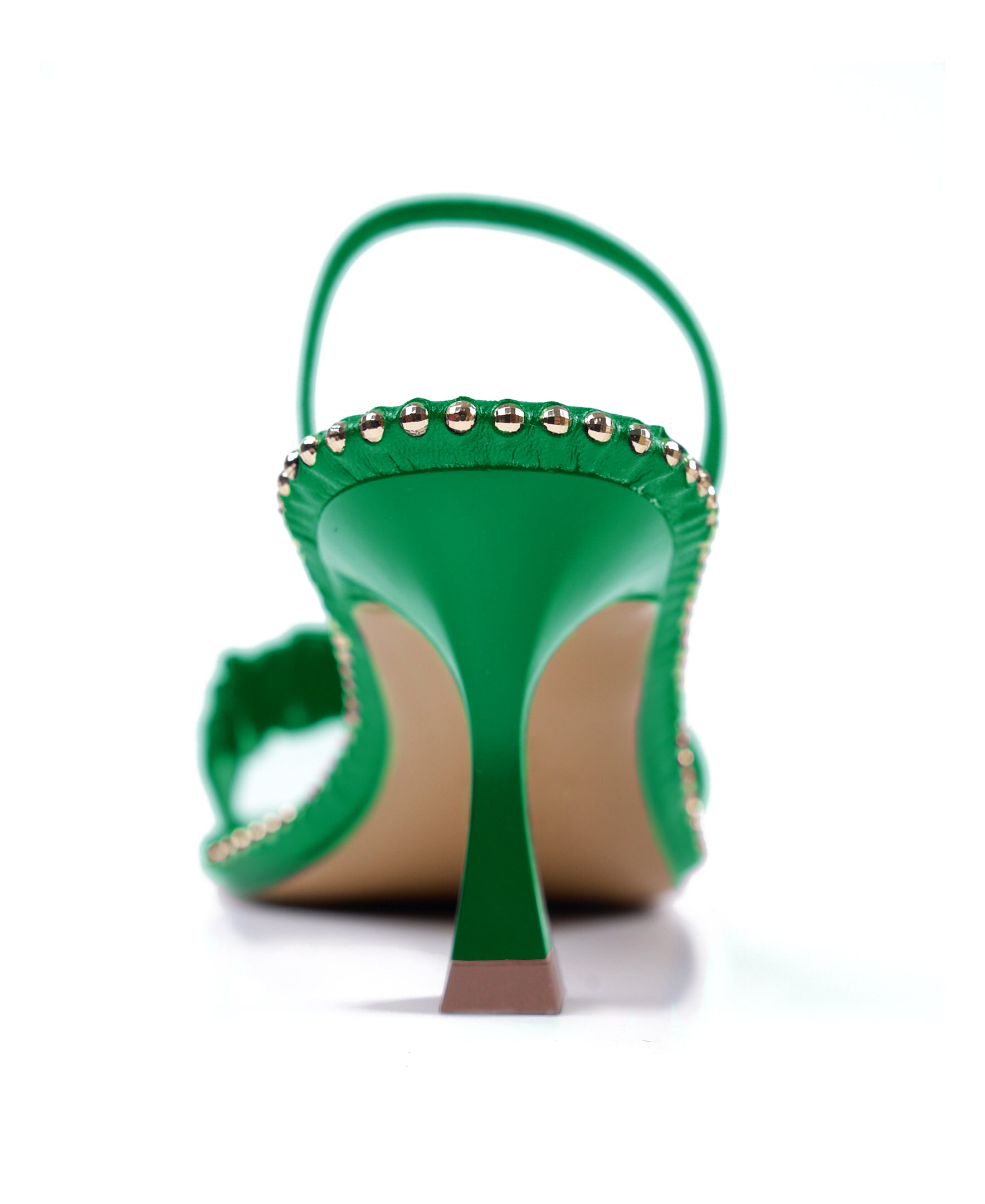 kelly green kitten heels
