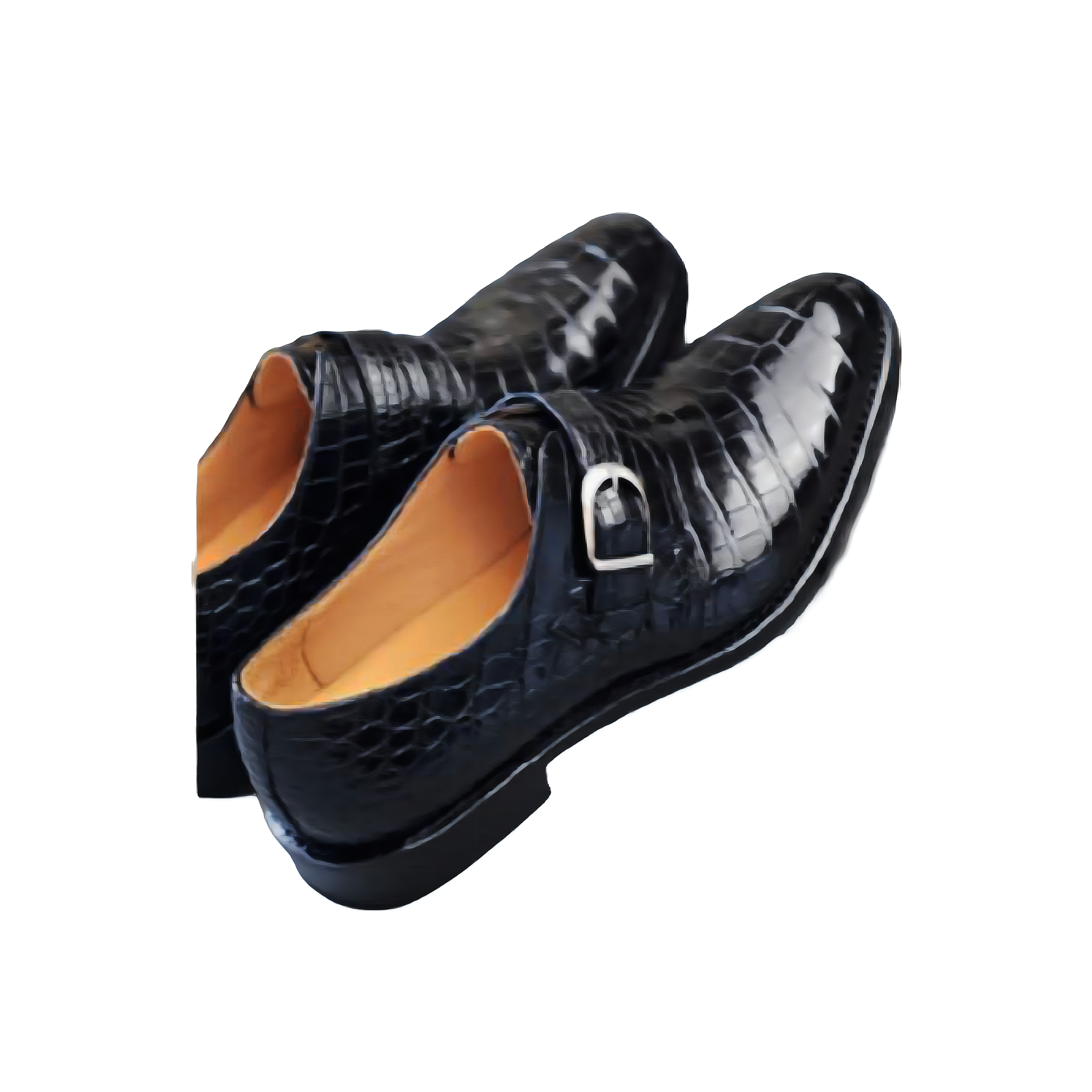 Mens Genuine alligator Leather Luxury Black Alligator slip Loafer