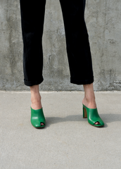 OLIVIA Green Calf Leather - VHNY 