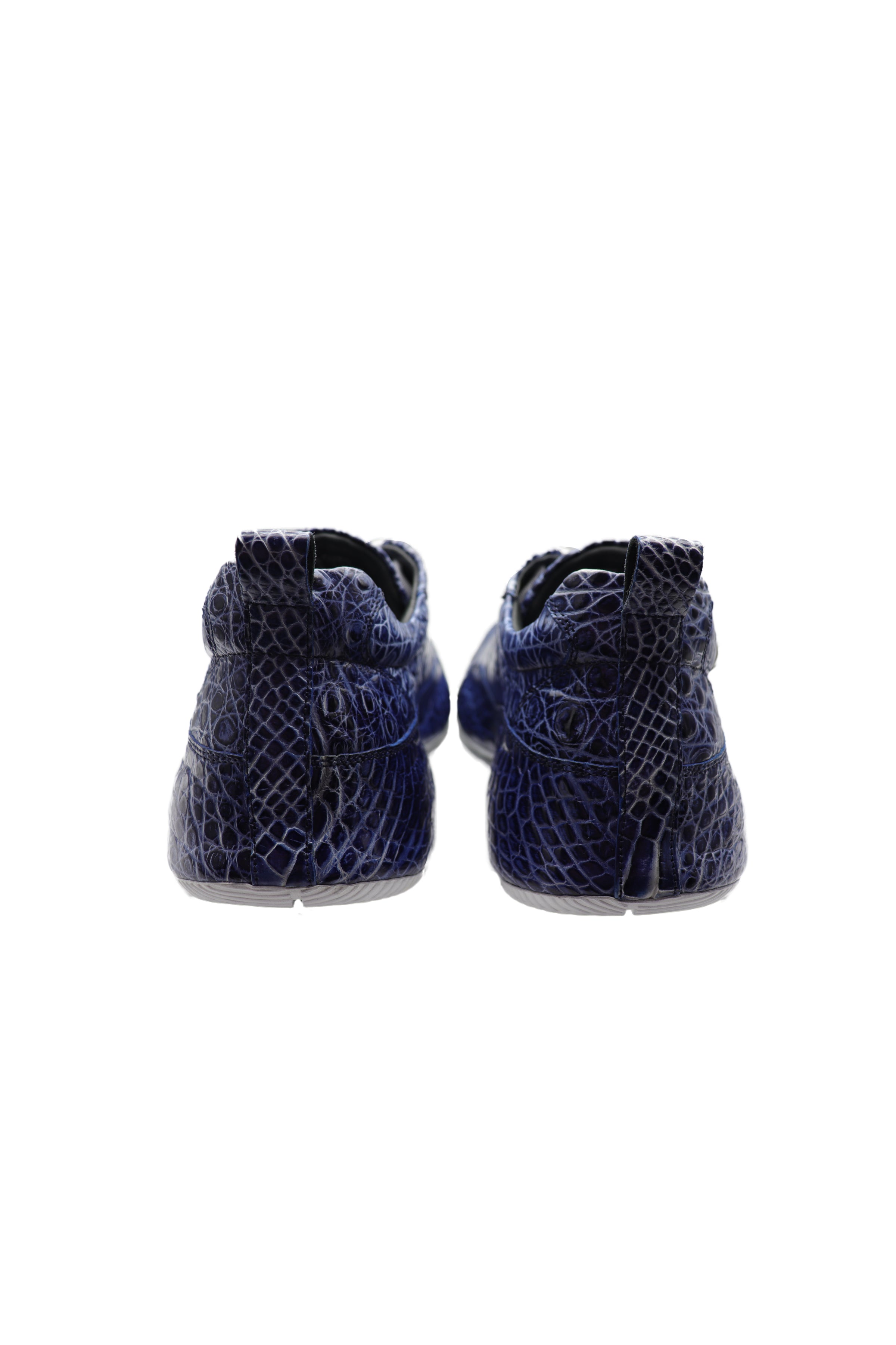 Polishing Blue Crocodile sneaker Casual Men's Shoes