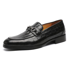 Calfskin embossed Leather Shoes