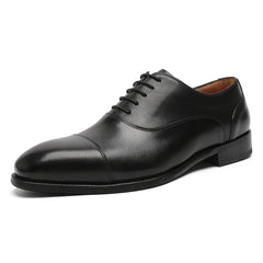 Oxford Dress Shoe Work Casual Leather Genuine Shoes